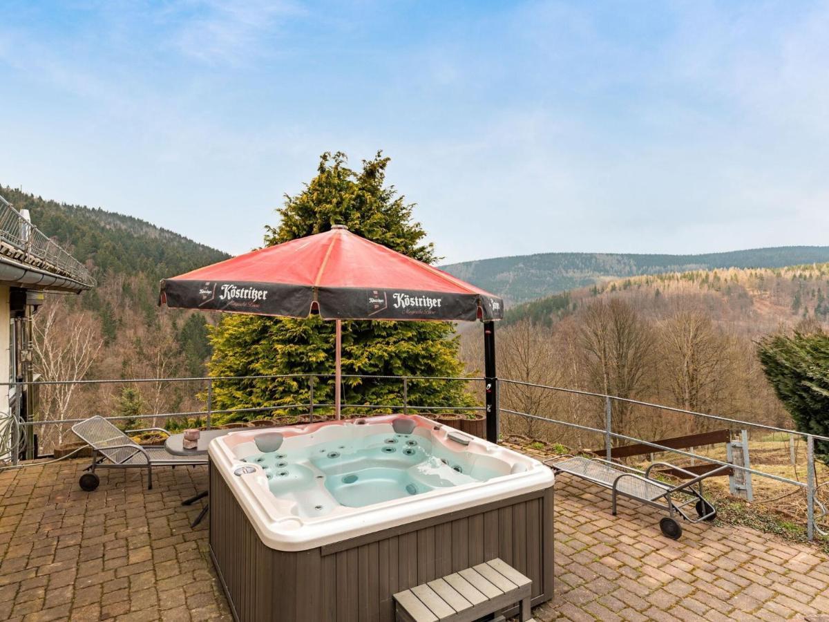Majestic Holiday Home With Jacuzzi Unterschonau Luaran gambar